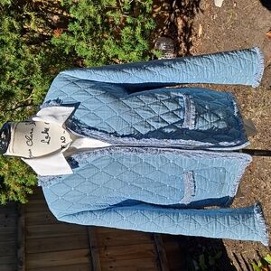 J.McLAUGHLIN ▪︎ Women's Chambray Quilted Jacket, Size L